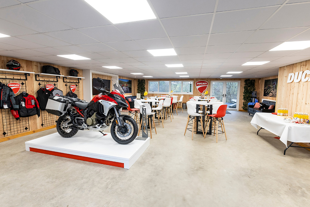 Ducati Motorcycle Park Interior