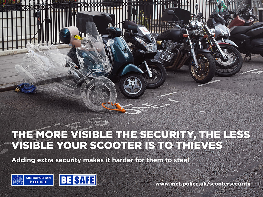 be safe scooter and bike theft