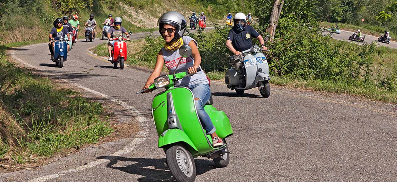 Vespa classic scooter