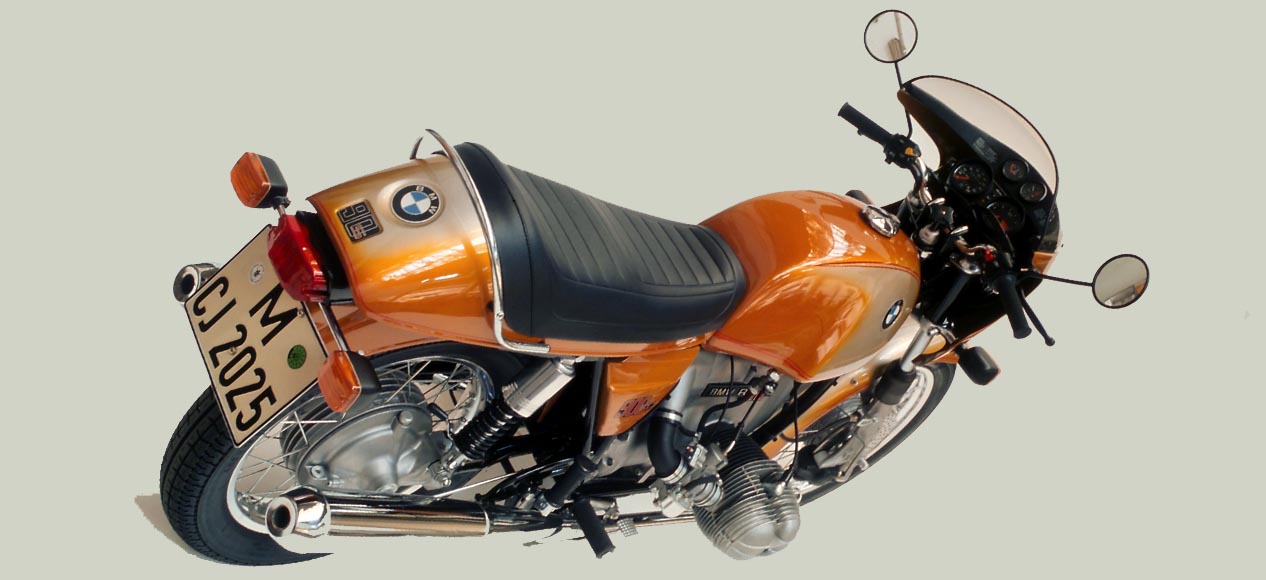 R90S orange Motorrad Art 0243 Badge Spilla Pin Anstecker BMW R 90 S 